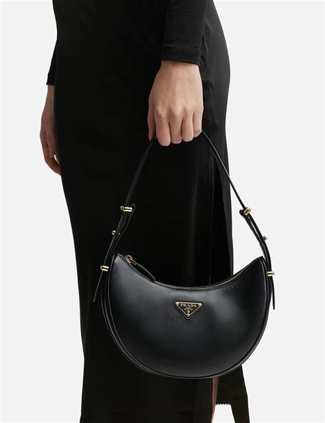 prada arc bag|prada arque leather bag.